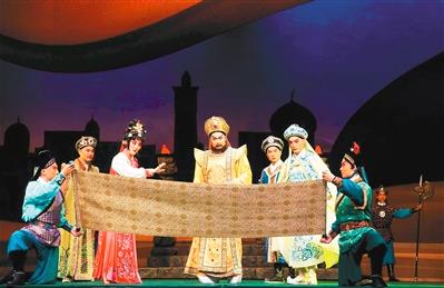 新编历史京剧《丝路长歌&mdash;&mdash;大漠传情》亮相