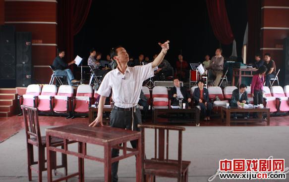 晋城市上党梆子剧团排演大型上党梆子历史剧《长平悲歌》