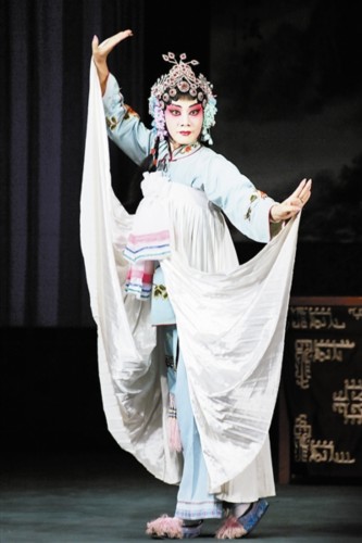 天津河北梆子剧院青年演员表演经典剧目《生死牌》