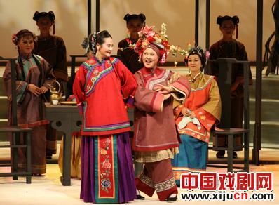 台湾豫剧团在济源市演出的新编豫剧《刘姥姥》受欢迎