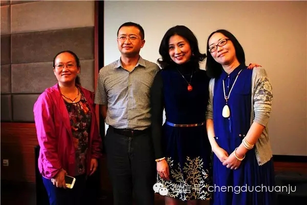 陈巧茹成都七中八一学校、成都市委党校讲川剧