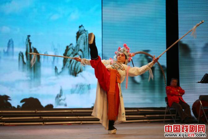 安阳市中等职业技术学校实验豫剧团的长靠武生戏《八大锤》