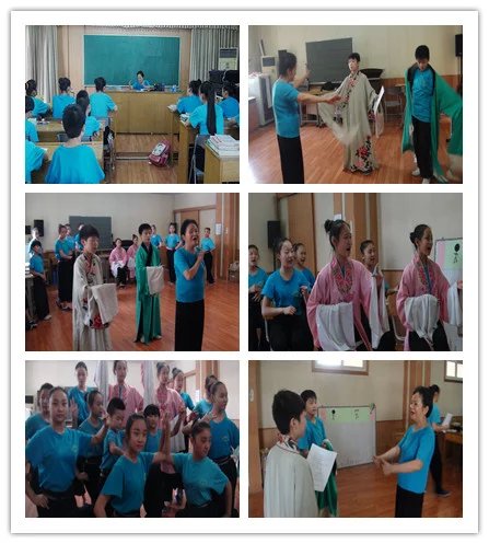 张淑桂在石家庄评剧一团给评剧班学生授课