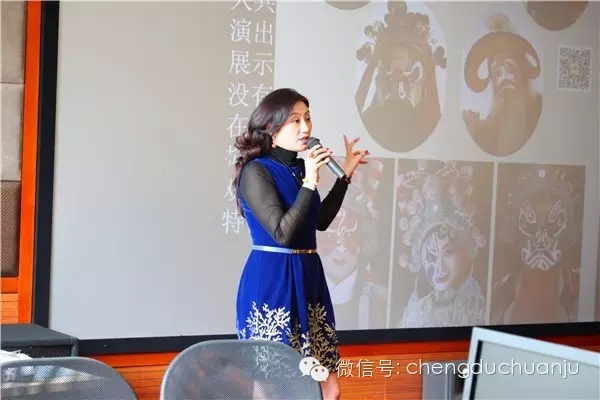 陈巧茹成都七中八一学校、成都市委党校讲川剧