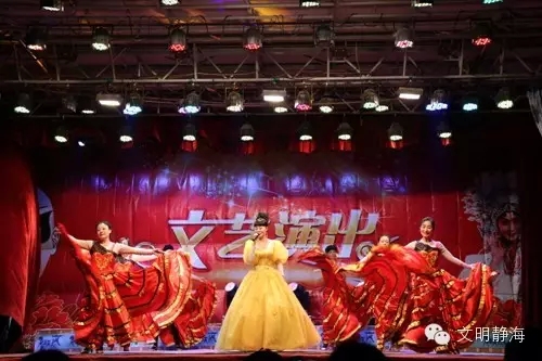 静海县评剧团赴大城进行交流演出