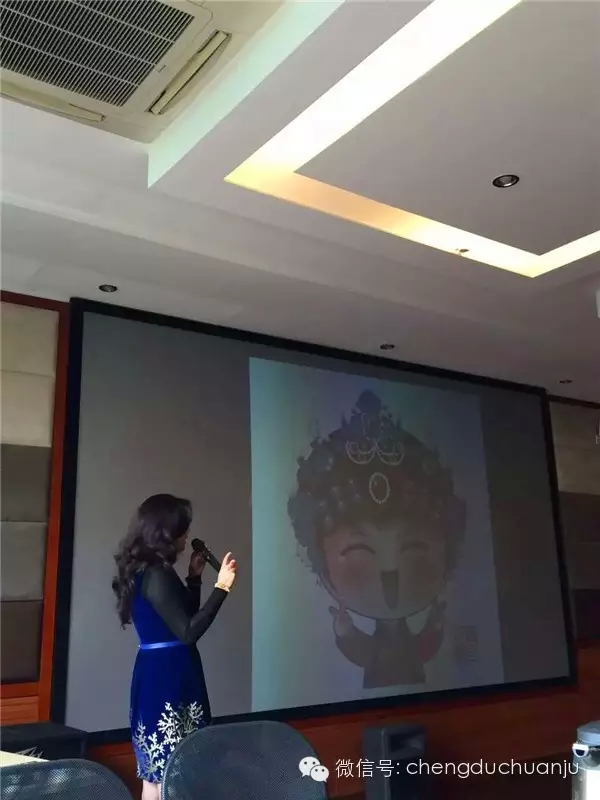 陈巧茹成都七中八一学校、成都市委党校讲川剧