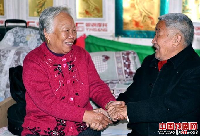 胡发生与崔派老艺人贾玉梅