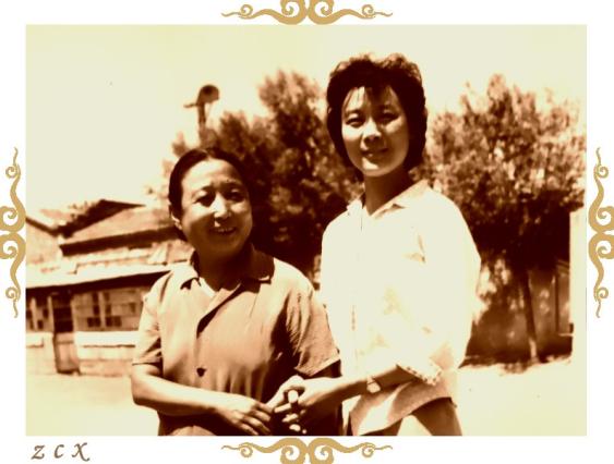 张传秀和唱功老师滕步雲