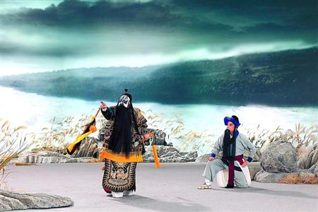 京剧电影《霸王别姬》、《萧何月下追韩信》在清华大学举行首映