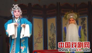 老虎沟庙会演出晋剧《莲花庵》