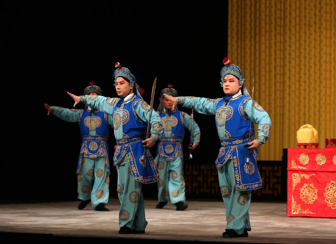 京剧《两将军》蓝天饰演马超