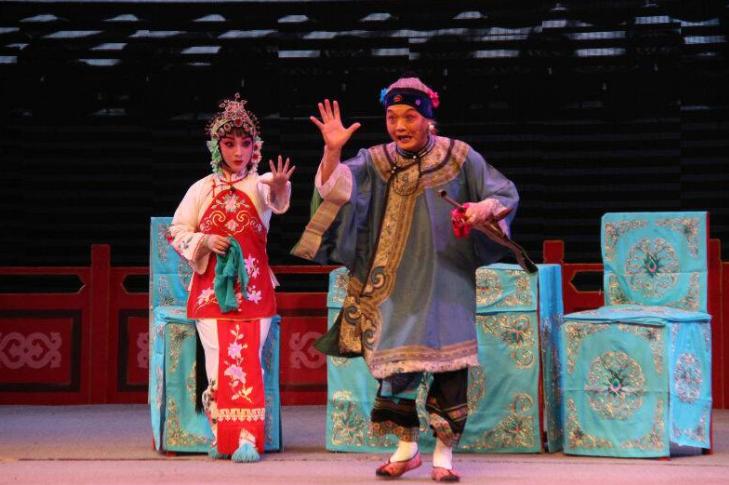 陕西省2015年文化惠民演出京剧专场走进山城汉阴