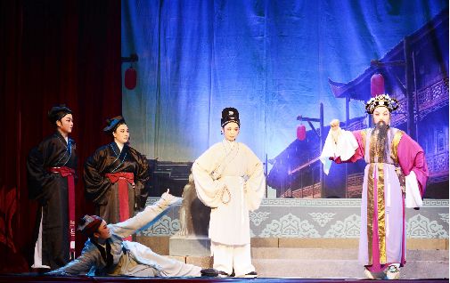 乐清市越剧团文化下乡演出