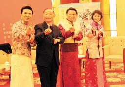 梅葆玖为大型话剧《梅兰芳》造势