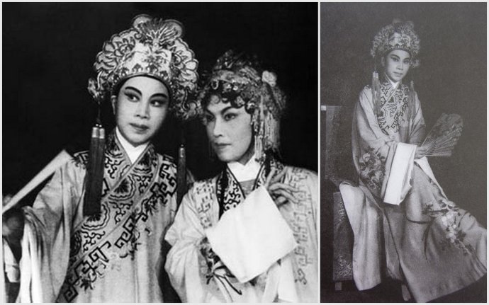 越剧《盘夫索夫》徐玉兰饰演曾荣，金采风饰演严兰贞