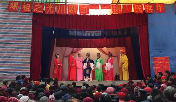 嫘祖之光川剧团协同姊妹花川剧团