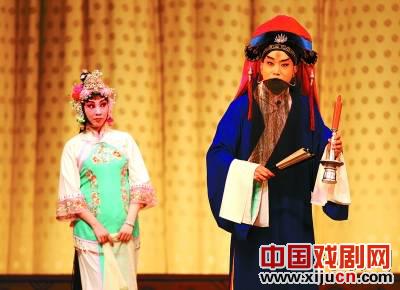 北京京剧院临场换戏