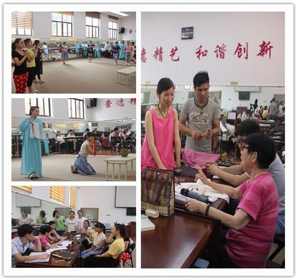 余杭小百花完成青春版《唐伯虎点秋香》的连响排工作