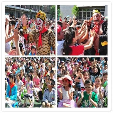 陕西省京剧院京剧进校园活动走进西安市秦川小学