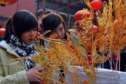 长沙2016元旦迎新庙会 看现代京剧《辛追》