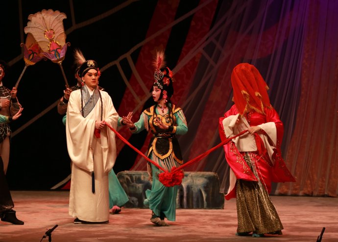 京剧《盘丝洞》傅希如饰演唐僧