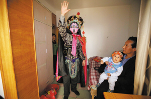 &ldquo;西北变脸王&rdquo;招徒传艺