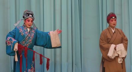 大阳泉元宵节演出晋剧《汲水》