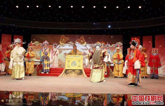 海连池曲剧团演出曲剧九龄救主精彩剧照