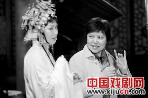 由陈磊执导的越剧电影《严兰贞》关机