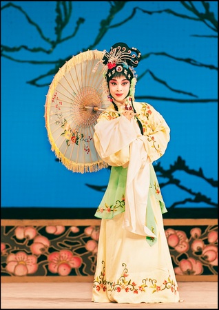 国家京剧院优秀青年演员演出的《春草闯堂》场气氛高涨，掌声、笑声、议论声不断