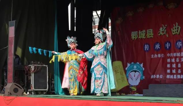 豫剧表演进郸城校园
