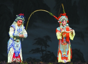 姜亦珊演出京剧张派名剧《状元媒》