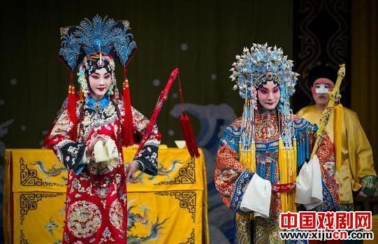 丁晓君与上海京剧院蓝天、金喜全、田慧等合作演出京剧经典骨子老戏《红鬃烈马》