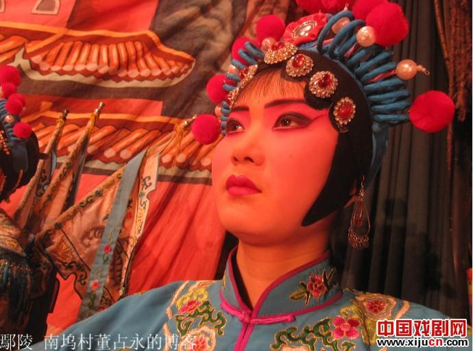 河南豫剧演员农村演出台前幕后-豫北红脸王剧团许昌鄢陵县南坞村