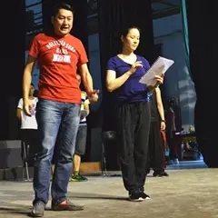 粤剧《二郎传奇》陆敏渭饰演好色残暴的商纣王