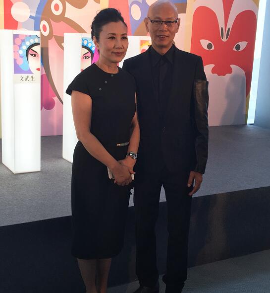 汪明荃和罗家英出席戏曲中心升顶庆祝仪式 谈俩人将来是否再合作演出粤剧