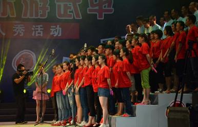 武平县汉剧艺术传承中心参与 首届&ldquo;福建高校记者大比拼&rdquo;大型真人秀节目的录制