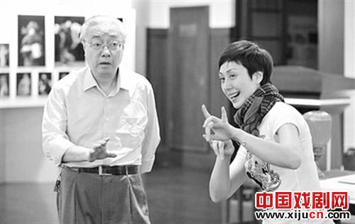 昆曲艺术大师蔡正仁与京剧名角史依弘打磨新戏