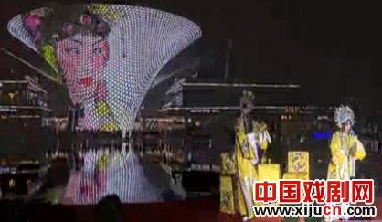 黎安和沈昳丽在上海世博园表演著名昆曲剧目《长生殿&middot;小宴》