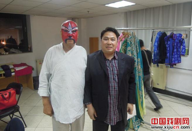 昆曲艺术家侯少奎为本人题写：同心同德共筑中国昆曲梦