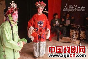 西吉县吊岔村秦腔戏剧团