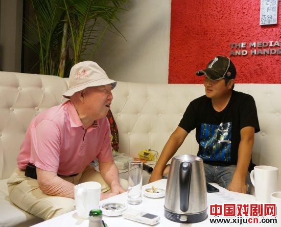 秦腔表演传承人王正中亲自授技孙楠