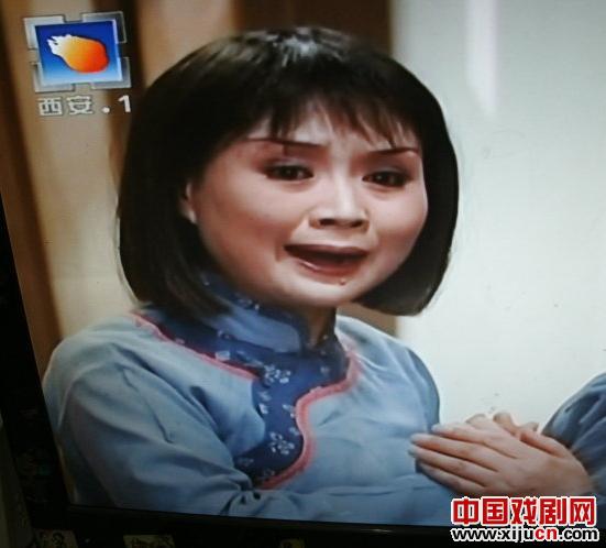 为秦腔演员刘秀丽叫好