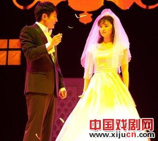 话剧《21克拉》见证男、女主角郭京飞与钱芳婚礼