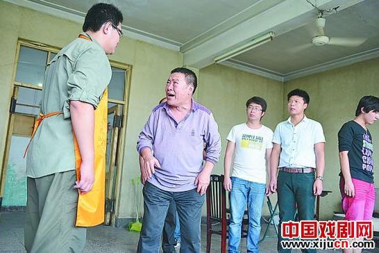 保定群众艺术馆排演话剧《油条哥》