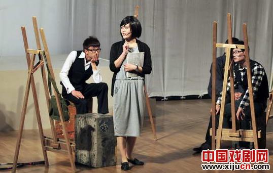 中国美术学院学生自编自导自演的四幕情景话剧《夏朋》