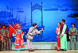 话剧《风雨侨批》昨演