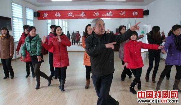 岳西县文化馆举办黄梅戏表演培训班