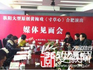 大型原创黄梅戏《寸草心》合肥演出举行媒体见面会