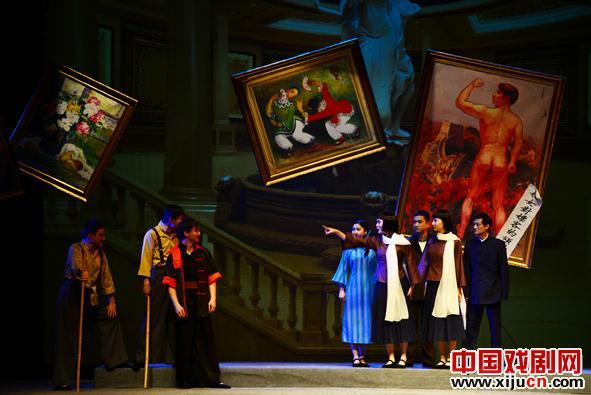 黄梅戏舞台剧《风尘女画家》